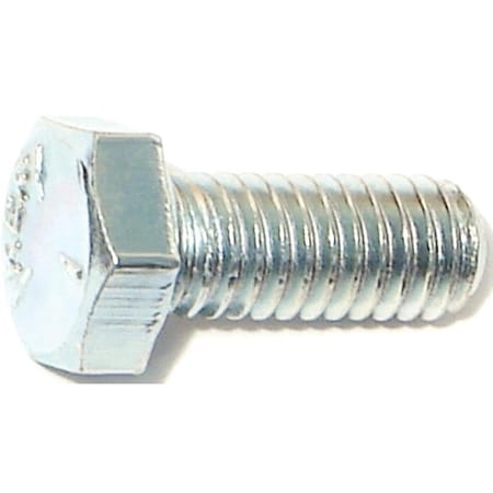 5/16-18 X 3/4 In Hex Machine Screw, Zinc Plated